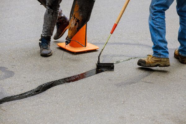 Parking Lot Crack Sealing in Garner